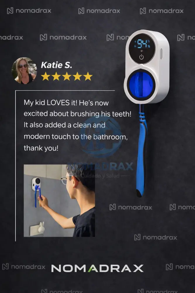 Esterilizador UV para cepillos de dientes – 2 cepillos